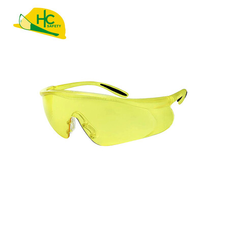 Gafas de seguridad con lentes amarillas CE EN166, 170 y 172